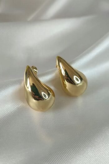 Aretes Gotas doradas